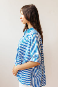 cora short sleeve button up