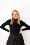 mode, zion mock neck top