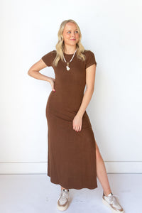 mode, kendal jersey midi dress