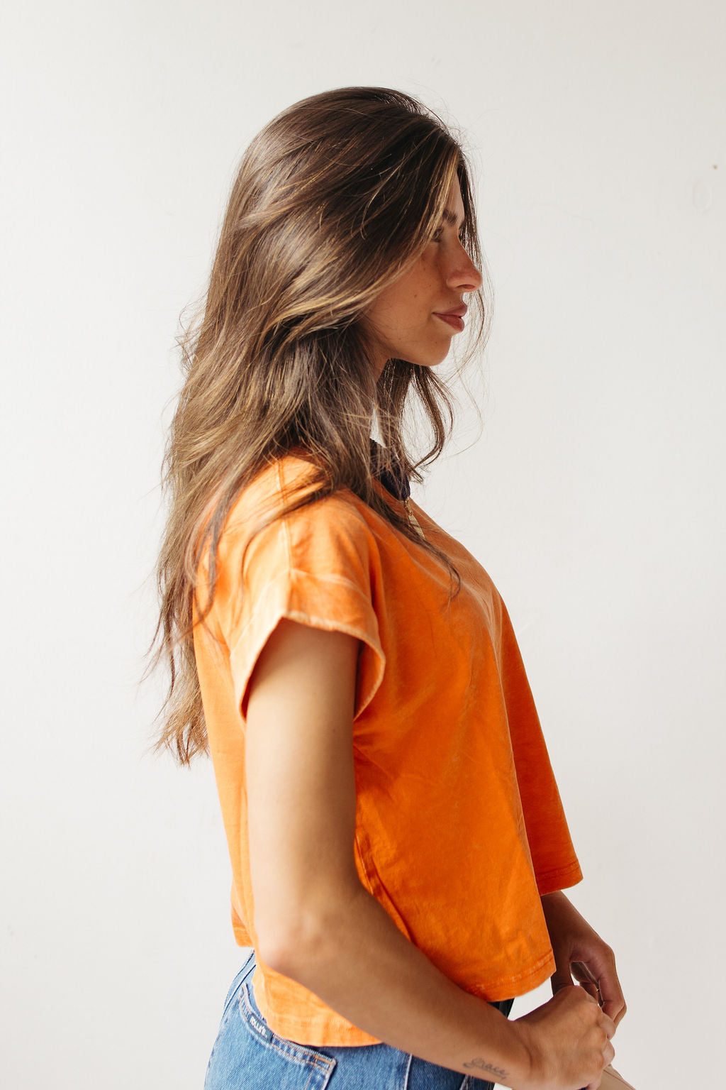 lucy distressed tee