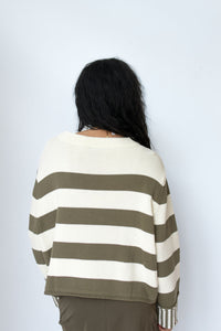 mode, harbor stripe sweater