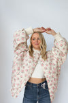mode, quilted elegance puffer jacket