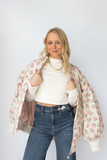 mode, quilted elegance puffer jacket