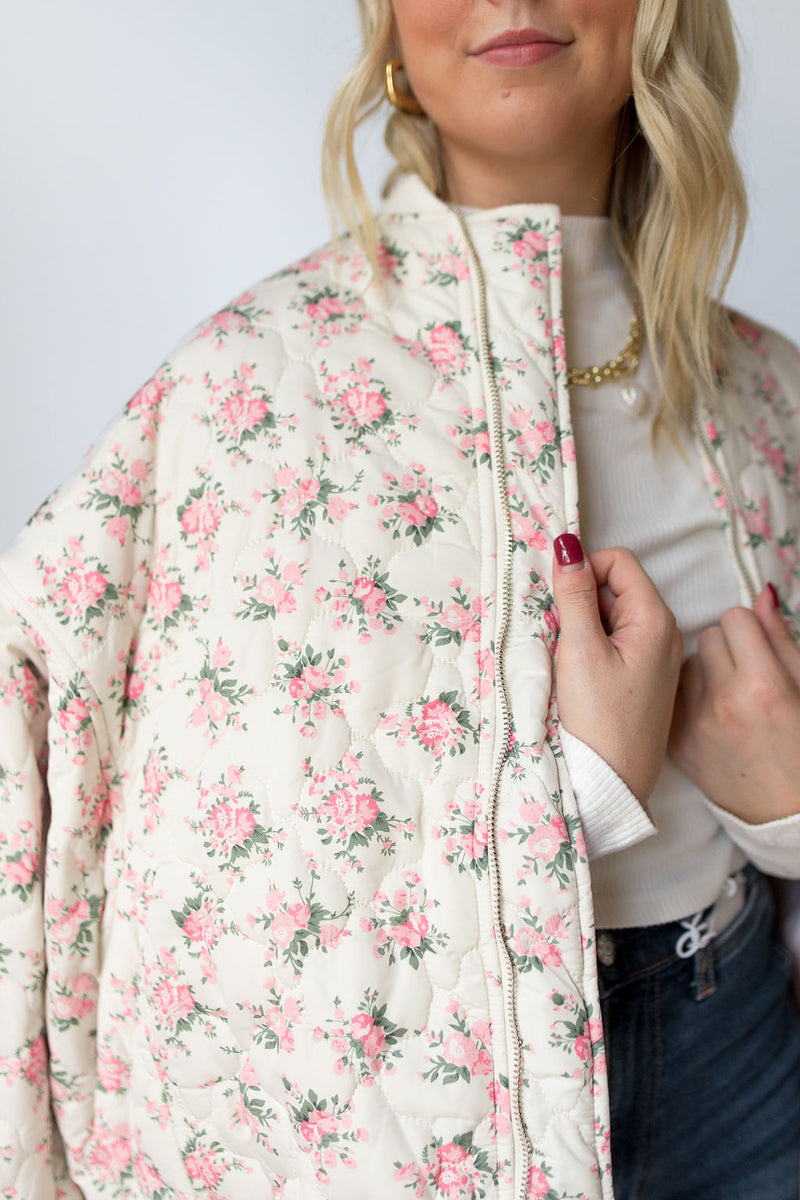 mode, quilted elegance puffer jacket