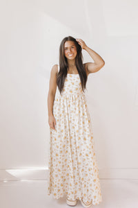 ray floral maxi dress