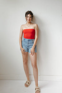 ss curated drop seamless tube top