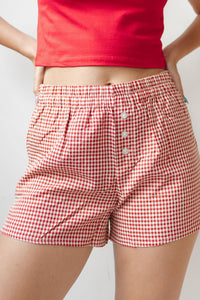 ss curated drop plaid boxer shorts