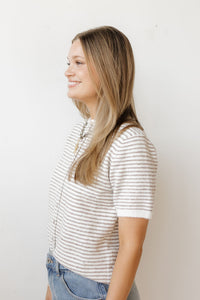 lovey striped sweater top