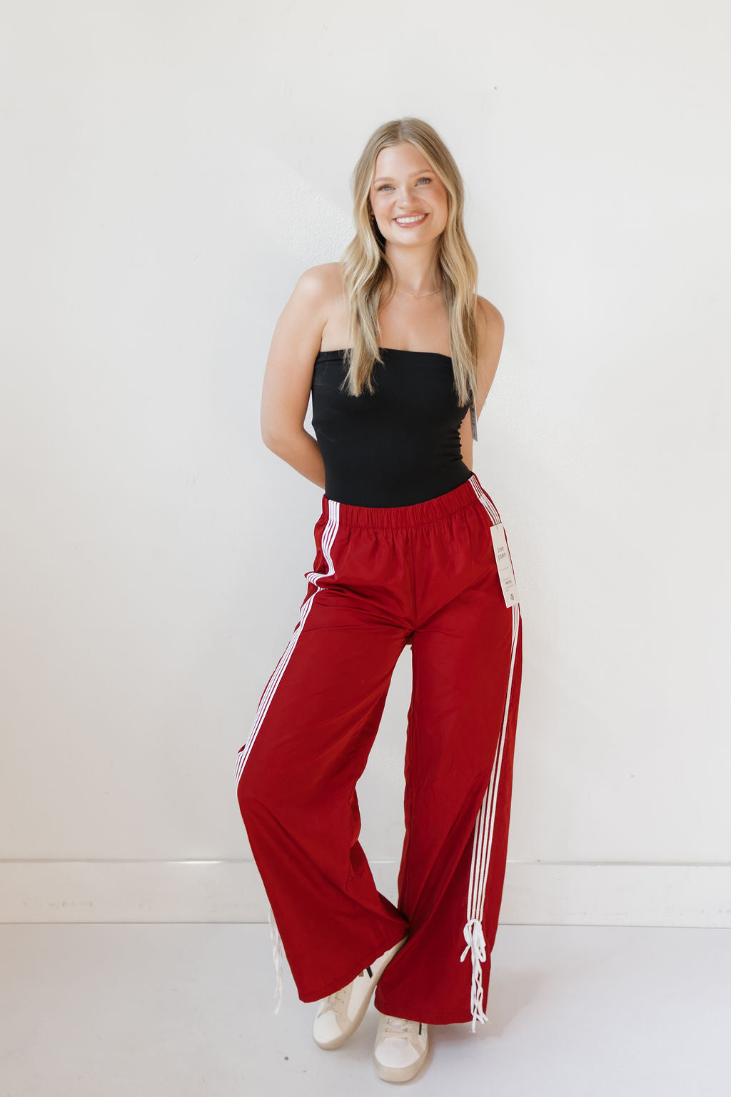 audey tie track pant