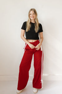 audey tie track pant