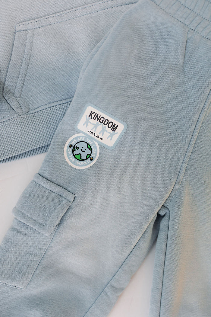 kingdom kids cargo sweatpants