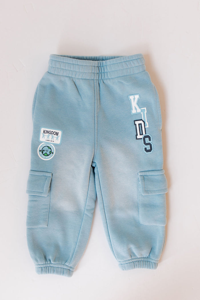 kingdom kids cargo sweatpants
