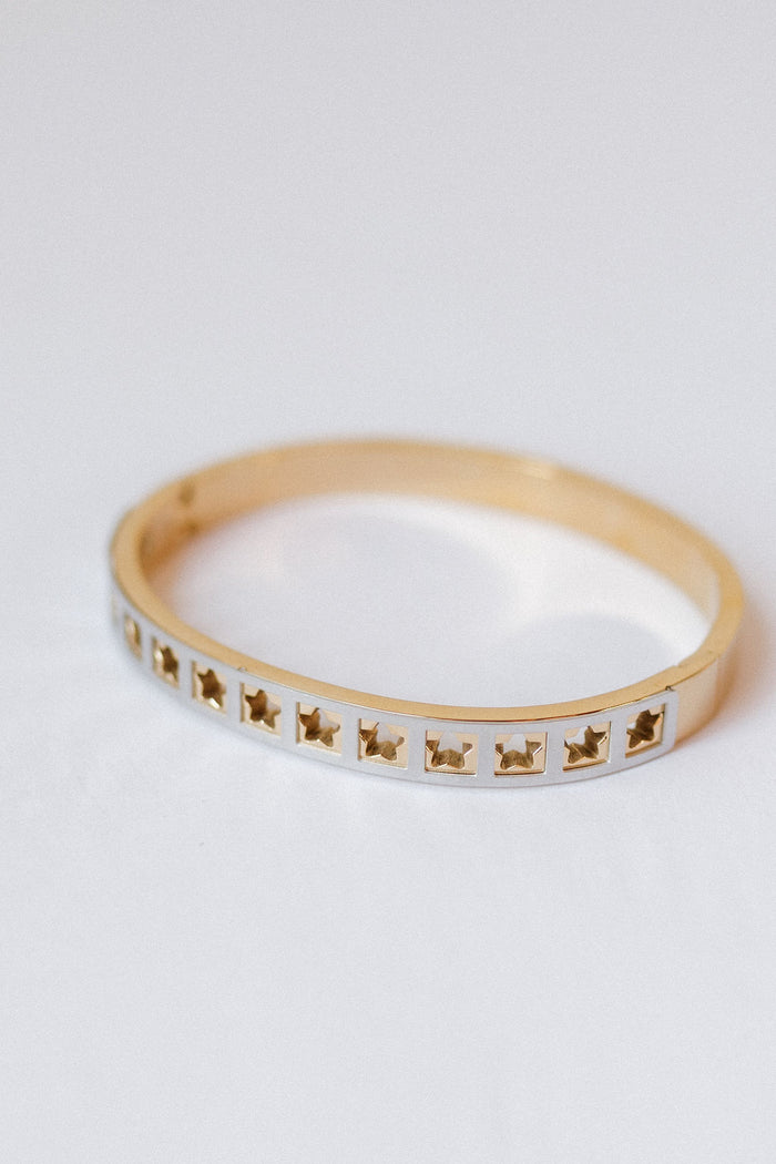 darling star two tone bracelet