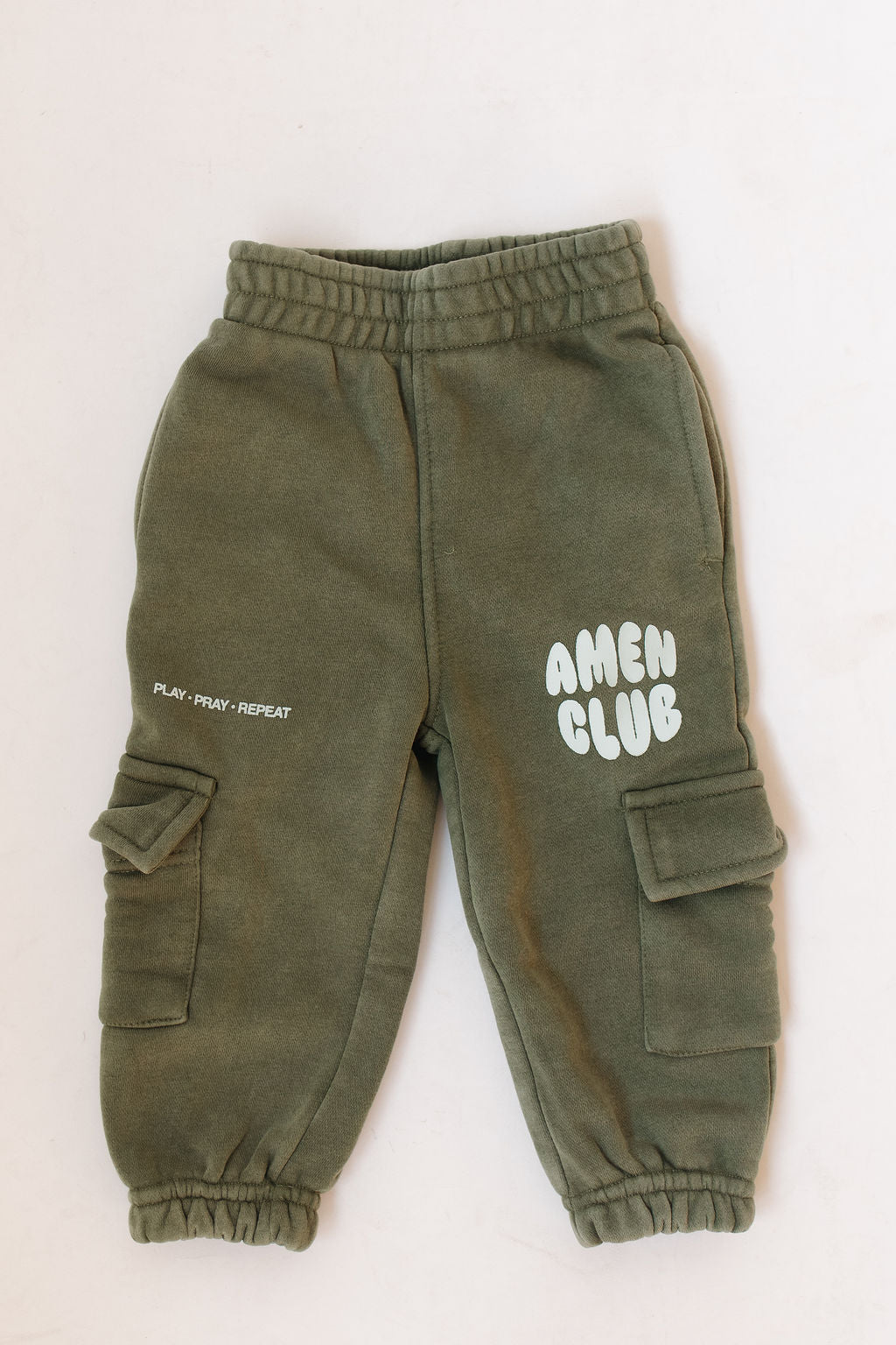 amen club kids cargo sweatpants