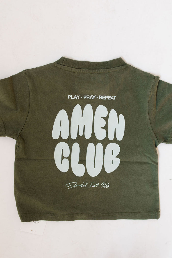 amen club kids tee