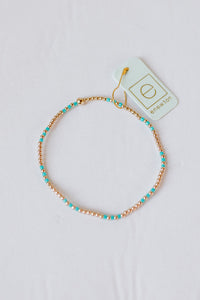 hope joy pattern 2mm bead bracelet
