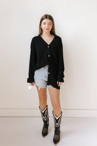 brynley oversized buttondown