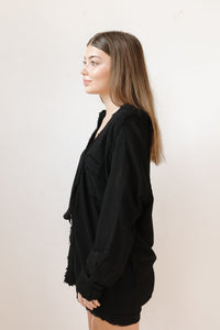brynley oversized buttondown