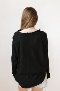 brynley oversized buttondown