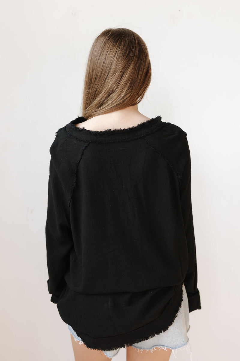 brynley oversized buttondown