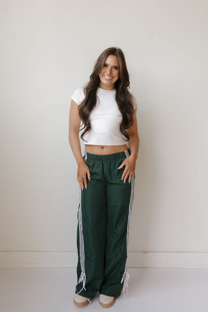 audey tie track pant