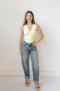 tacie knitted vest