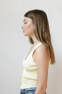 tacie knitted vest