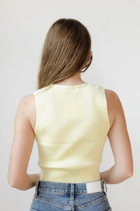 tacie knitted vest