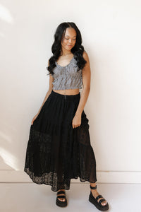 cooper crochet lace skirt