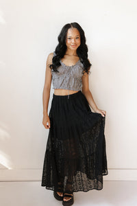 cooper crochet lace skirt