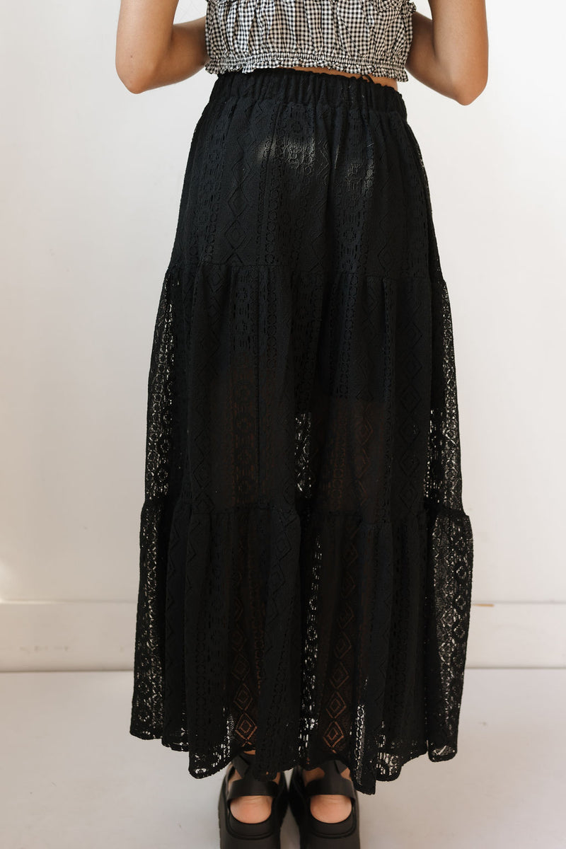 cooper crochet lace skirt