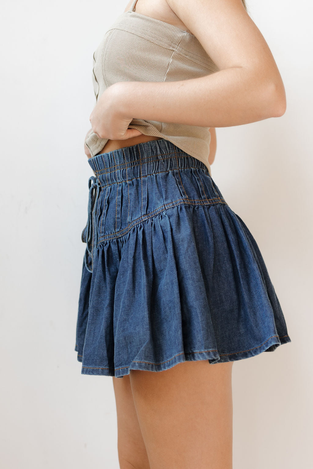 lynn pintuck skirt