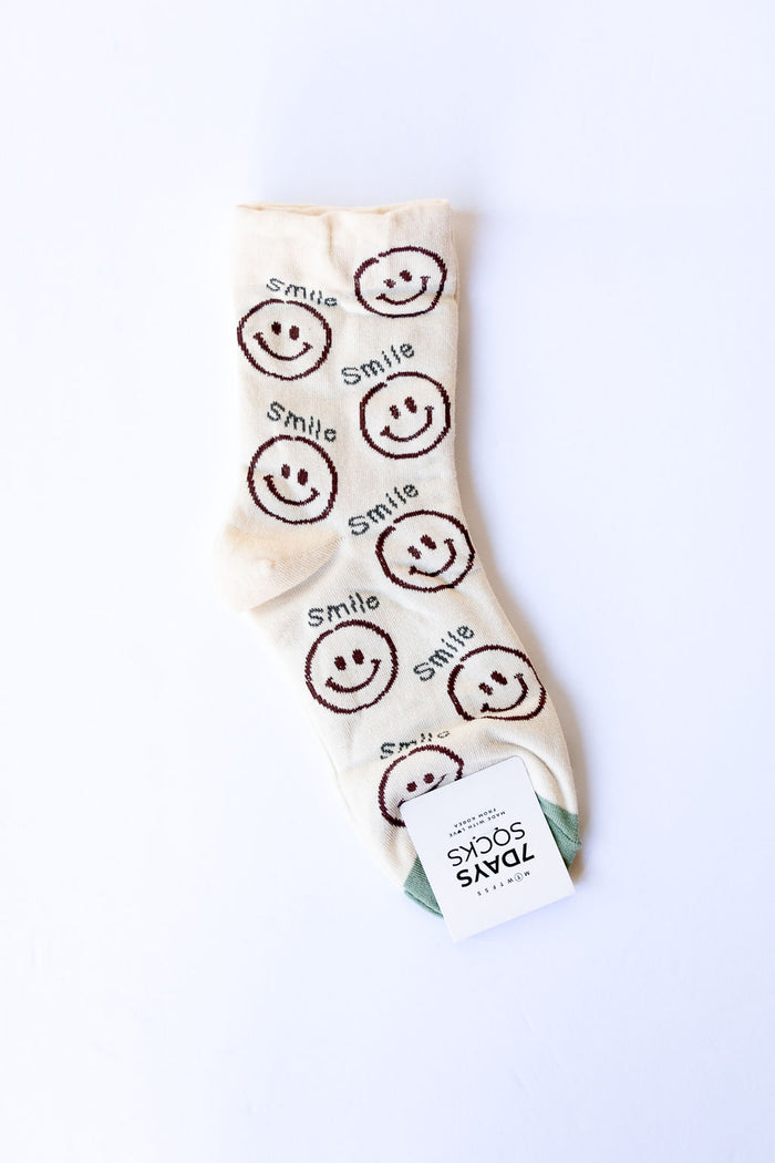 mode, all smiles socks