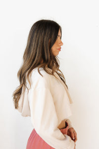 sheridan cropped hoodie