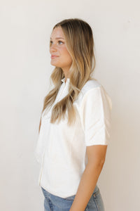 genesis short sleeve cardigan