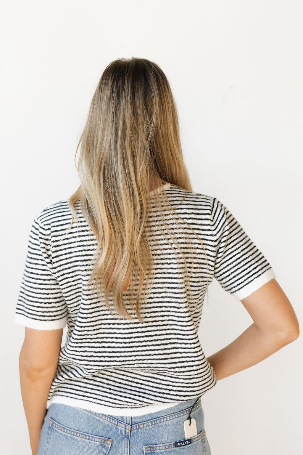 lovey striped sweater top