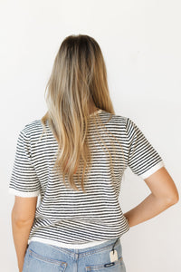 lovey striped sweater top