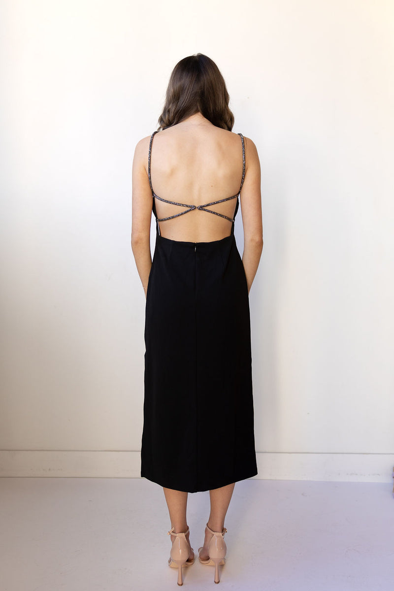 mode, eliza midi dress