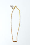 mode, mama block necklace