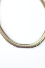 mode, billie thin necklace - silver