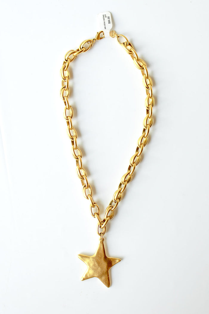 mode, star shine necklace