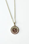 mode, prayer warrior necklace - silver