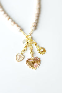 mode, san tropez charm necklace