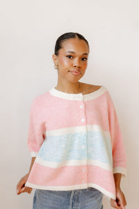 katy colorblock cardigan