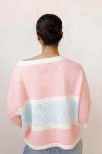 katy colorblock cardigan