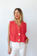 mode, vesper knit vest