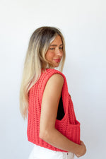 mode, vesper knit vest