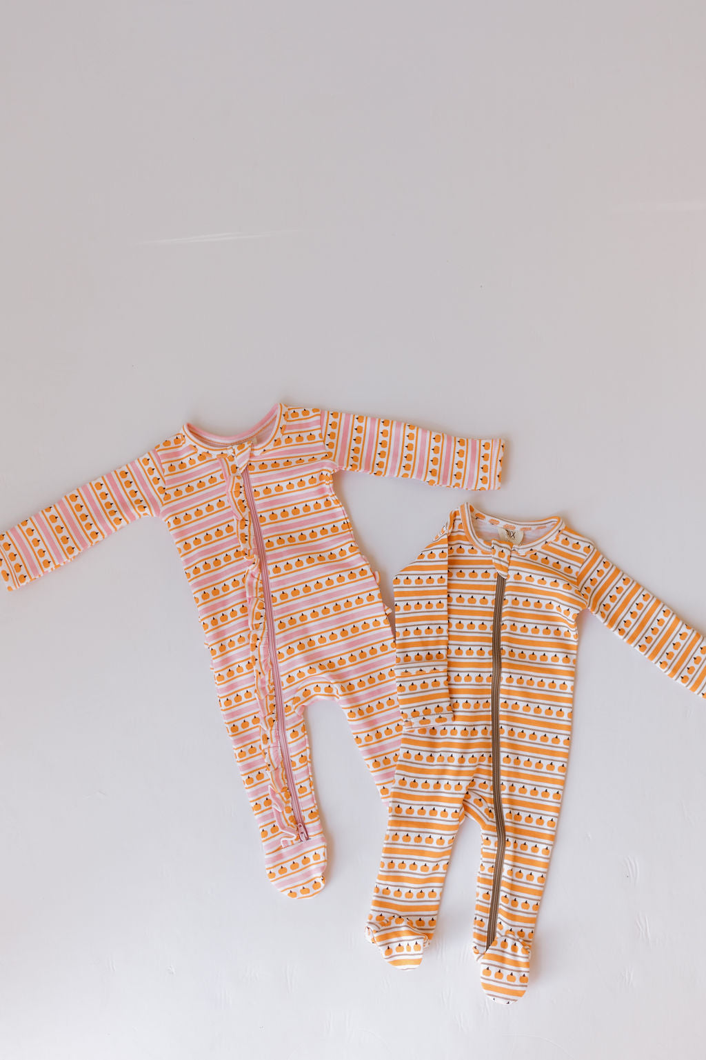pumpkin patch footie pajamas
