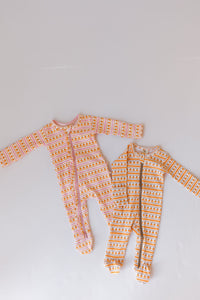 pumpkin patch footie pajamas