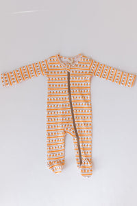 pumpkin patch footie pajamas